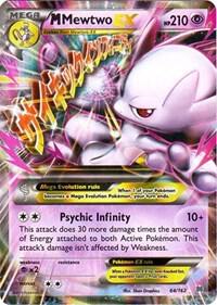 M Mewtwo EX (64) BREAKthrough Pokemon Card