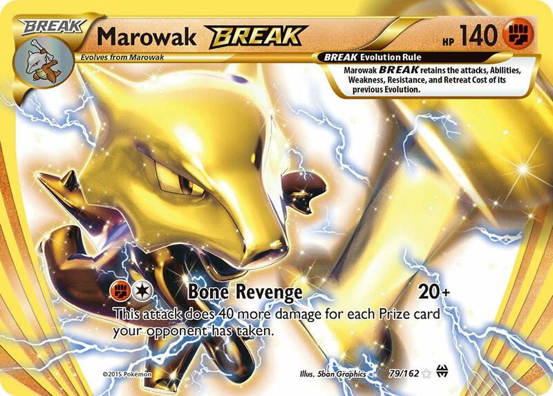 Marowak BREAK BREAKthrough Pokemon Card