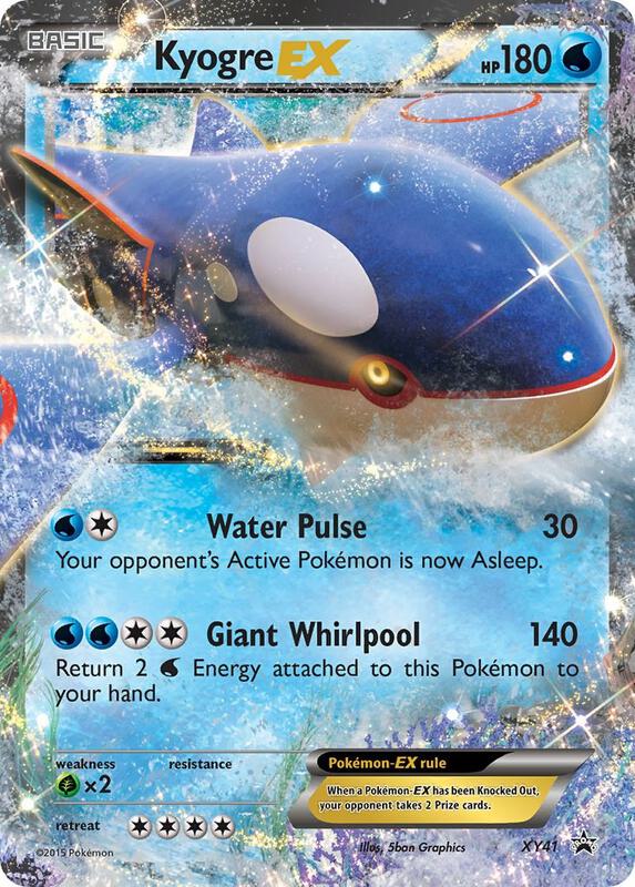 Kyogre EX XY Promos Pokemon Card