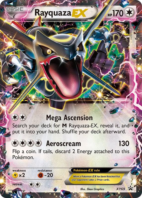 Rayquaza EX (Shiny) XY Promos Pokemon Card