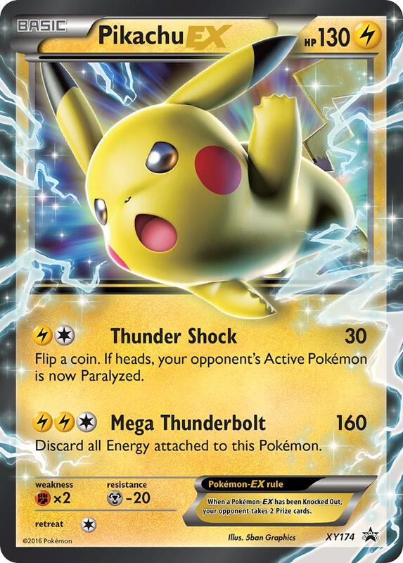 Pikachu EX XY Promos Pokemon Card