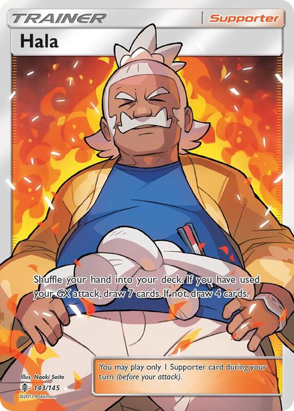 Hala (Full Art) Guardians Rising Pokemon Card