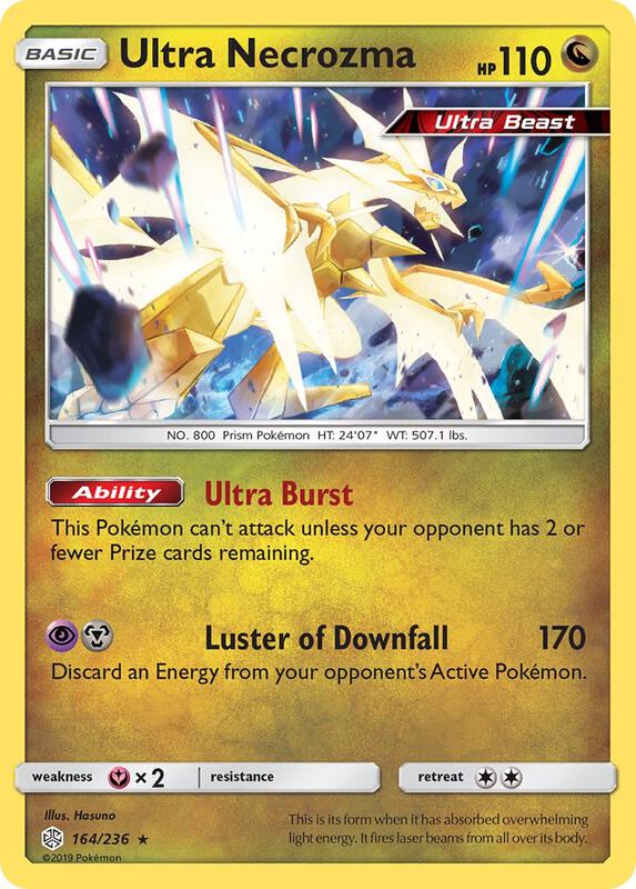 Ultra Necrozma Cosmic Eclipse Pokemon Card