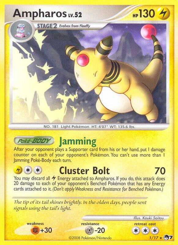 Ampharos POP Series 7 Pokemon Card