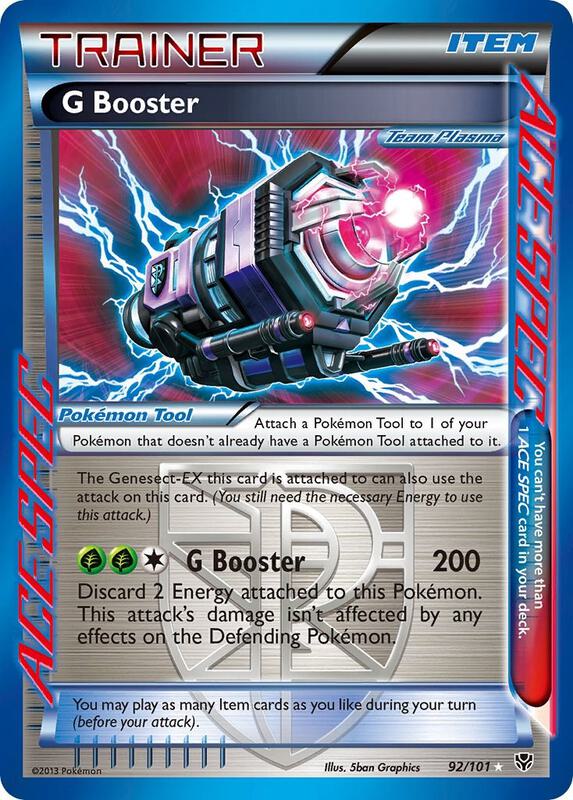 G Booster (Team Plasma) Plasma Blast Pokemon Card