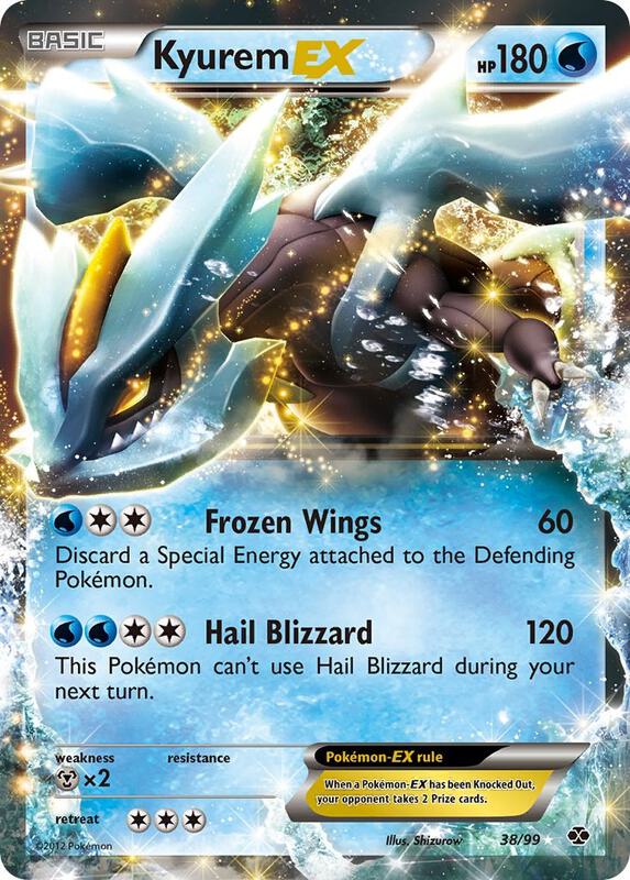 Kyurem EX Next Destinies Pokemon Card