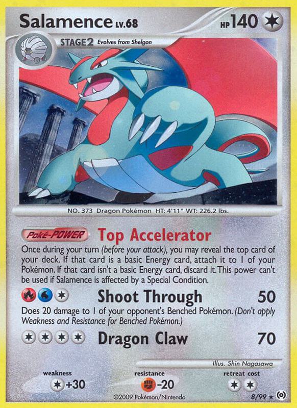 Salamence Platinum Arceus Pokemon Card