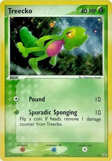 Treecko Nintendo Promos Pokemon Card