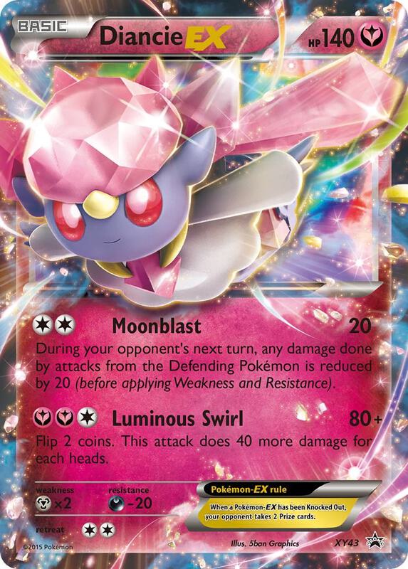 Diancie EX XY Promos Pokemon Card