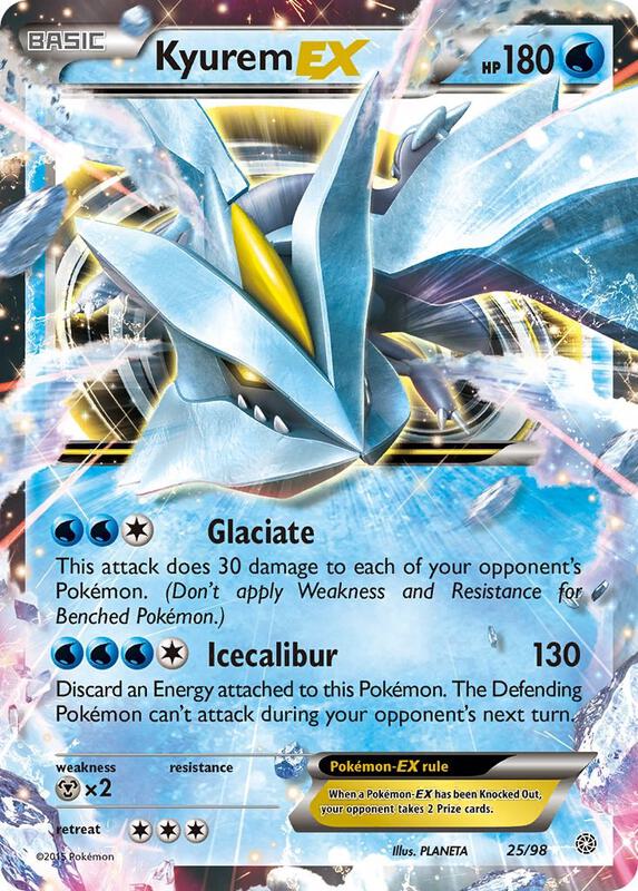 Kyurem EX Ancient Origins Pokemon Card