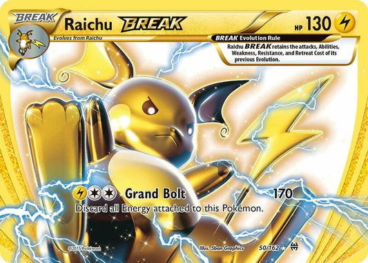 Raichu BREAK BREAKthrough Pokemon Card