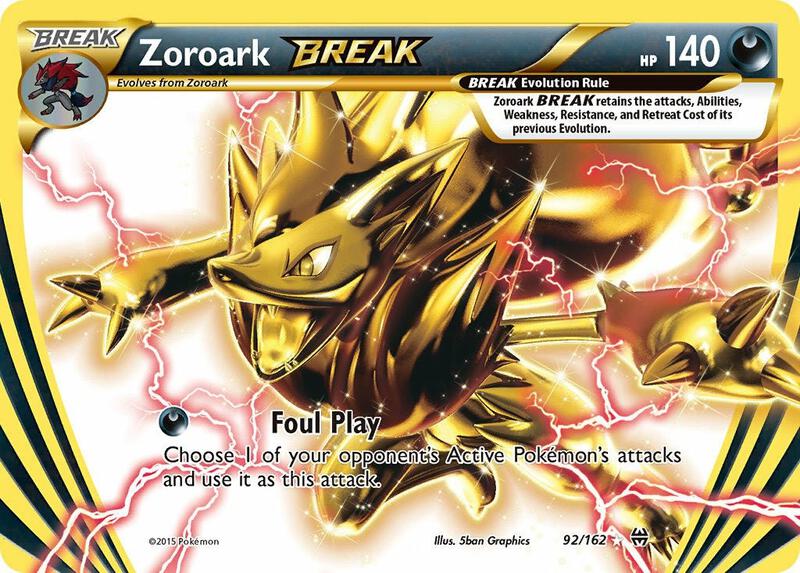 Zoroark BREAK BREAKthrough Pokemon Card