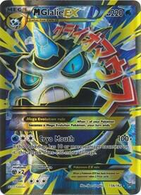 M Glalie EX (Full Art) BREAKthrough Pokemon Card