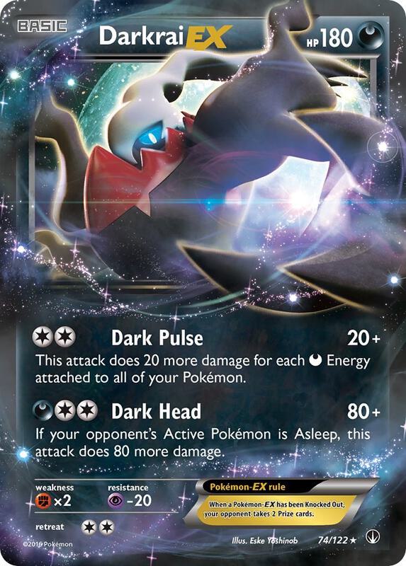 Darkrai EX BREAKpoint Pokemon Card