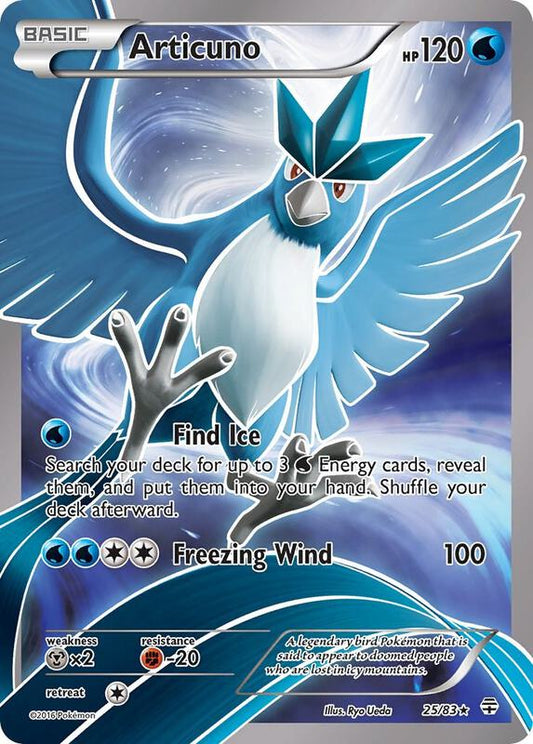Articuno Generations Pokemon Card