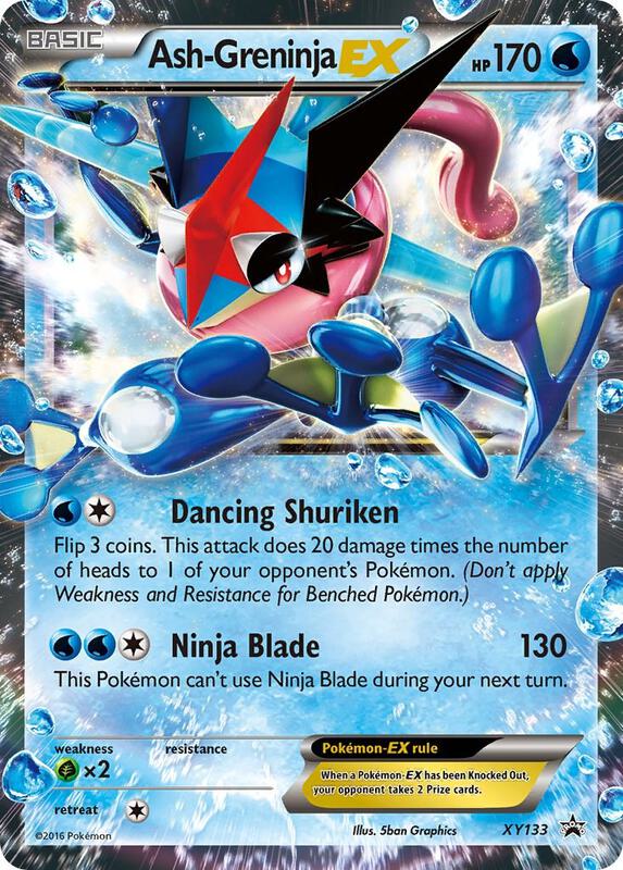 Ash-Greninja ex XY Promos Pokemon Card