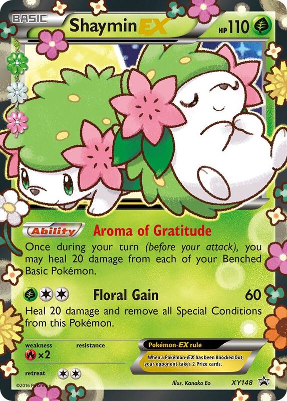 Shaymin EX XY Promos Pokemon Card