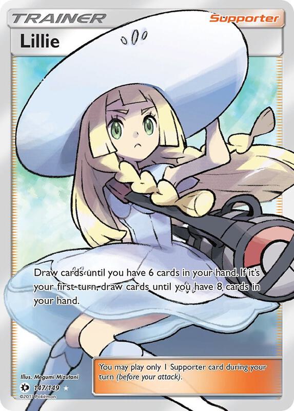 Lillie (Full Art) Sun & Moon Base Set Pokemon Card