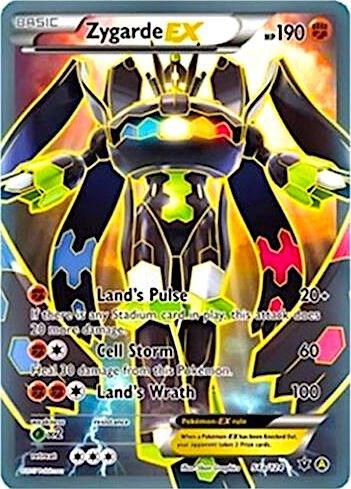 Zygarde EX Alternate Art Promos Pokemon Card