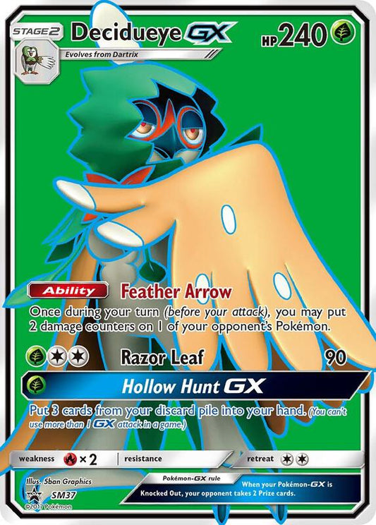 Decidueye GX Sun & Moon Promo Pokemon Card