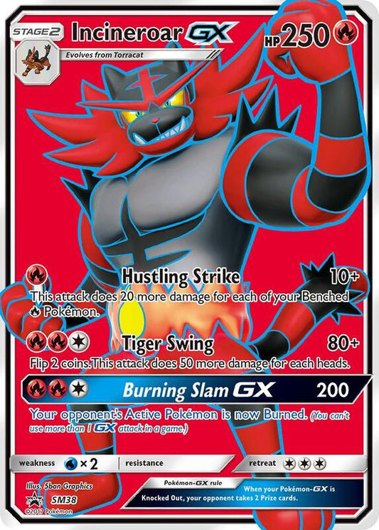 Incineroar GX Sun & Moon Promo Pokemon Card