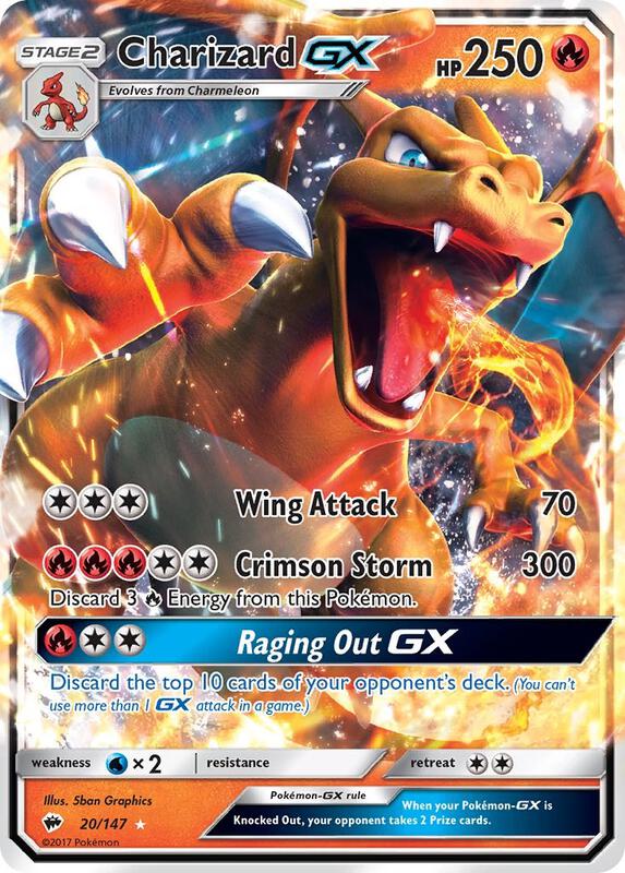 Charizard GX Burning Shadows Pokemon Card
