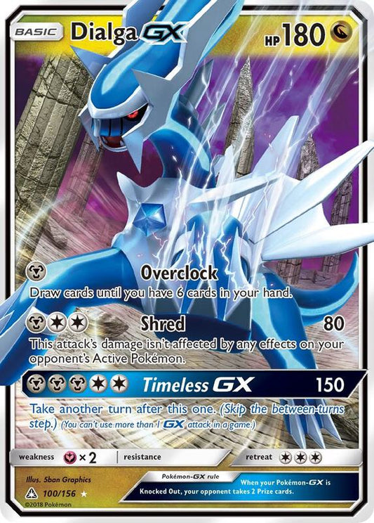 Dialga GX Ultra Prism Pokemon Card