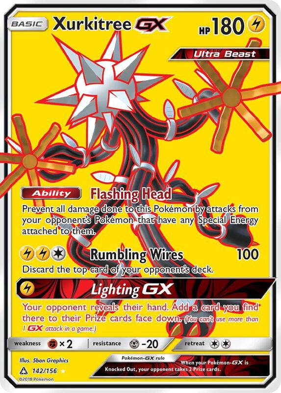 Xurkitree GX (Full Art) Ultra Prism Pokemon Card