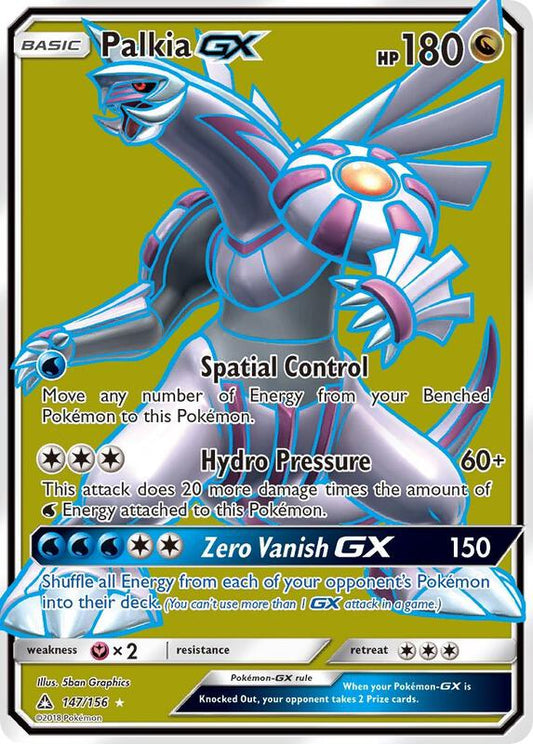 Palkia GX (Full Art) Ultra Prism Pokemon Card