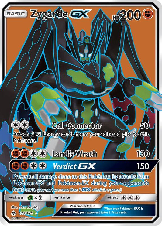 Zygarde GX (Full Art) Forbidden Light Pokemon Card