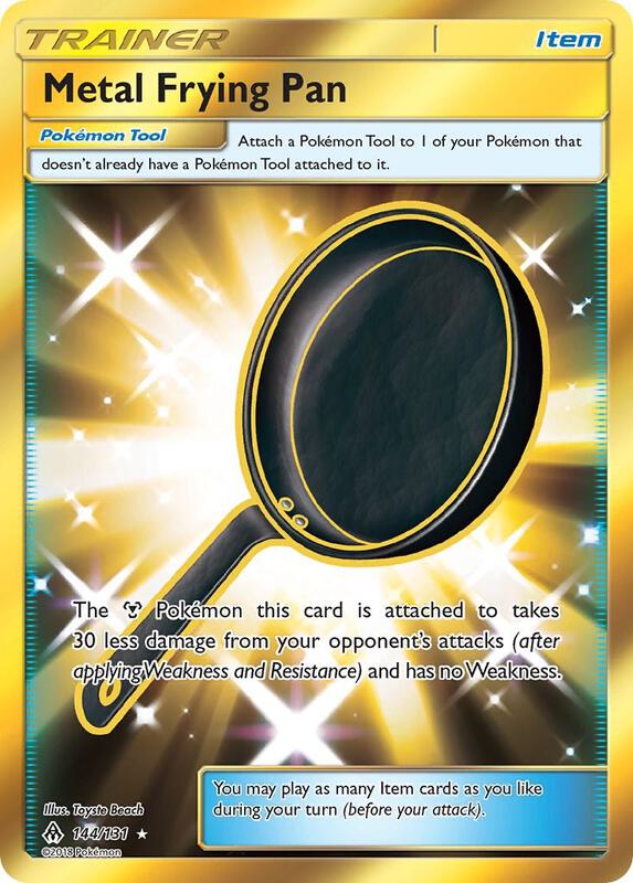 Metal Frying Pan (Secret) Forbidden Light Pokemon Card