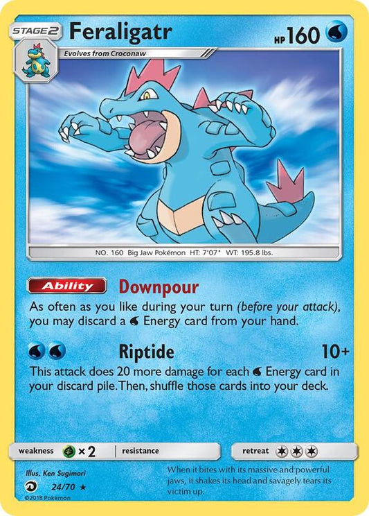 Feraligatr Dragon Majesty Pokemon Card
