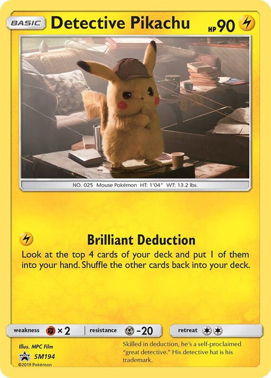 Detective Pikachu Sun & Moon Promo Pokemon Card
