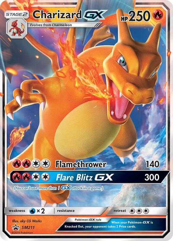 Charizard GX Sun & Moon Promo Pokemon Card