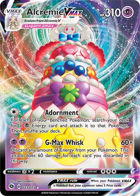 Alcremie VMAX Champion's Path Pokemon Card