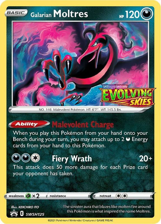 Galarian Moltres (Prerelease) - Sword & Shield Promo #SWSH125 (Near Mint)
