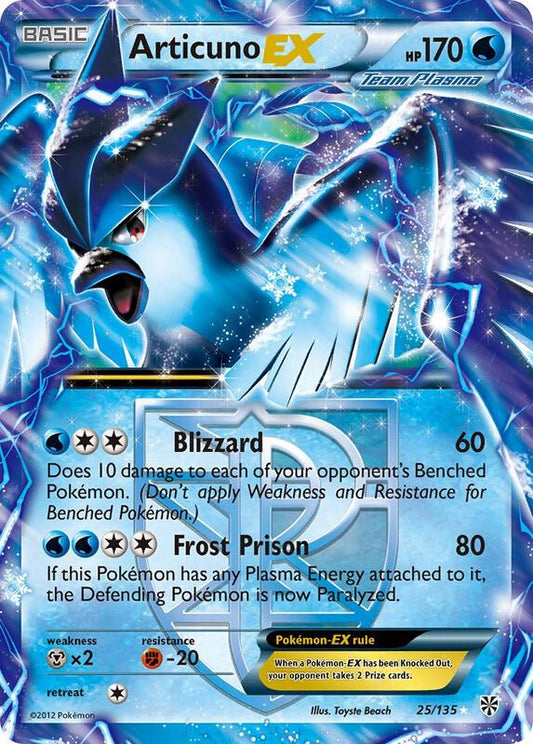 Articuno EX (Team Plasma) Plasma Storm Pokemon Card
