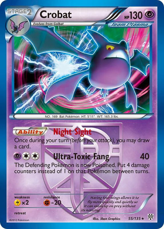 Crobat (Team Plasma) Plasma Storm Pokemon Card