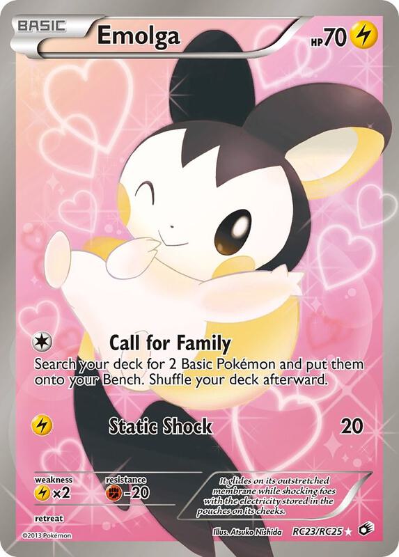 Emolga (Full Art) Legendary Treasures: Radiant Collections Pokemon Card