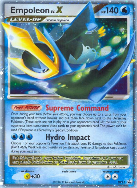 Empoleon Lv.X Diamond and Pearl Promos Pokemon Card