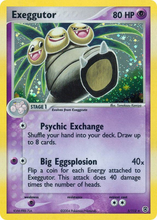 Exeggutor EX FireRed & LeafGreen Pokemon Card