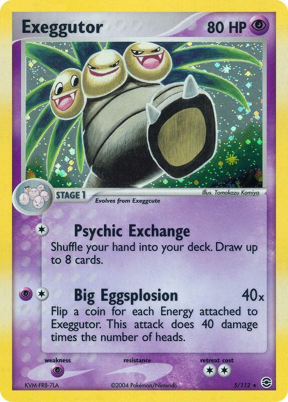 Exeggutor EX FireRed & LeafGreen Pokemon Card