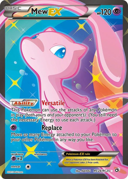 Mew EX (Full Art) Legendary Treasures: Radiant Collections Pokemon Card