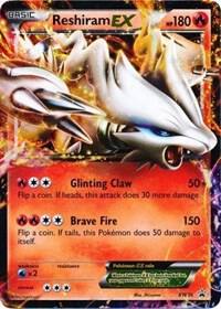 Reshiram EX Black and White Promos Pokemon Card