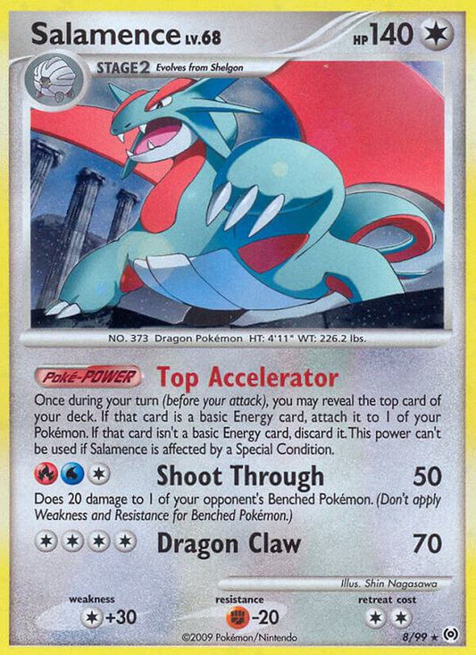Salamence Platinum Arceus Pokemon Card