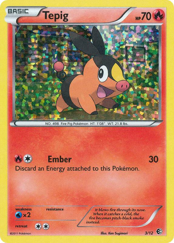 Tepig McDonald's Promos 2011 Pokemon Card