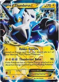 Thundurus EX (Team Plasma) Black and White Promos Pokemon Card
