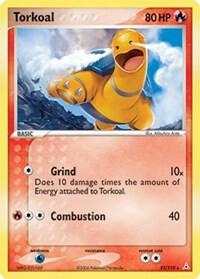 Torkoal EX Holon Phantoms Pokemon Card