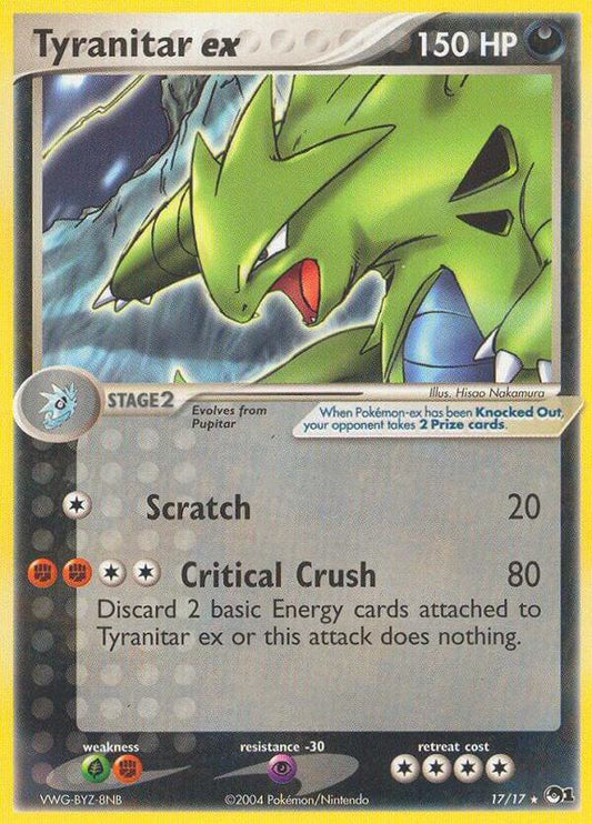 Tyranitar ex (Holo) POP Series 1 Pokemon Card