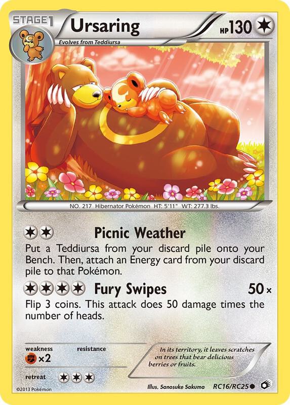 Ursaring Legendary Treasures: Radiant Collections Pokemon Card